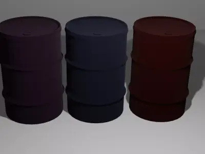 Barrels three 3D model