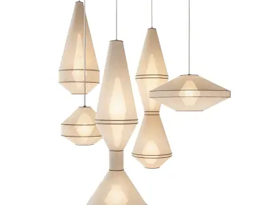 Pendant light 3D model 3