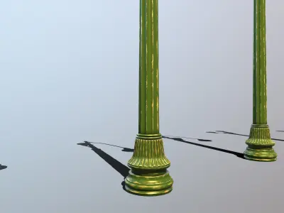 Street Lights Stylized 3D model