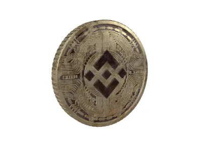 Binance Coin v5 004 3D model