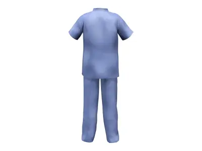 Men Scrubs Low-poly 3D model