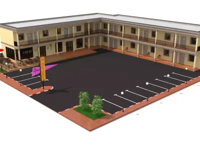 Motel 3D model