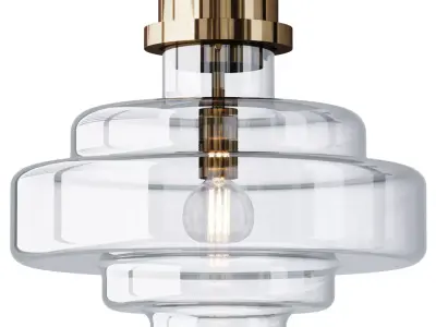 Pendant lamp By KAISHI Low-poly 3D model