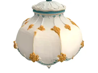 Elegant Vintage Wall Sconce Lamp 3D Model Low-poly 3D model