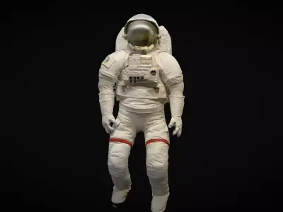 Space suit photogrammetry scan 3D model
