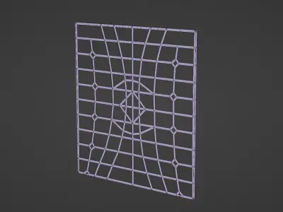 A 3D DOOR FENCE DESIGN Free 3D model