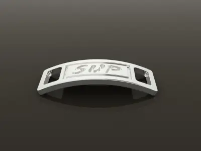LACE LOCK CLIP SUP SNEAKER TAG 3D print model