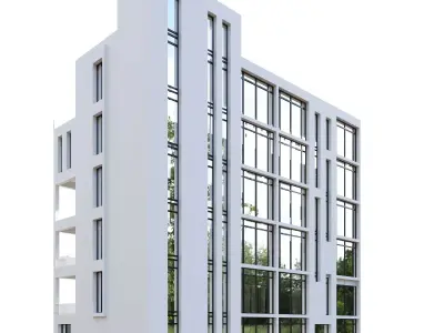 Building 01 Low-poly 3D model purchase