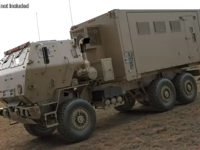  Military Mobile Command Center Desert 