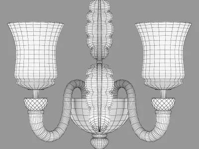 804620 Petalo Lightstar Sconce  3D model