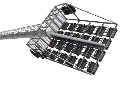 Stadium Light Tower 3D model