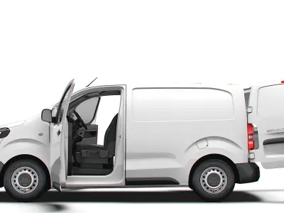 Fiat Scudo Van L1 HQ Interior 2025 3D model