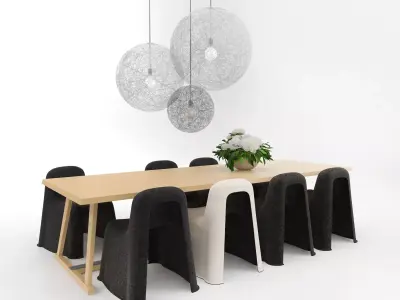 Dining Set 19 3D model