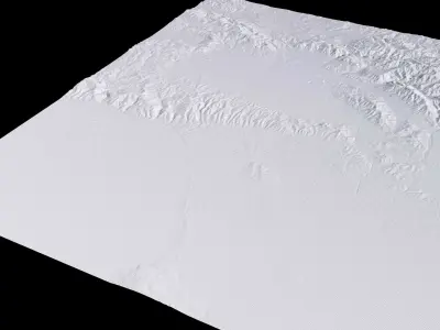 Los Angeles United States City Landscape 3D Model 3D model