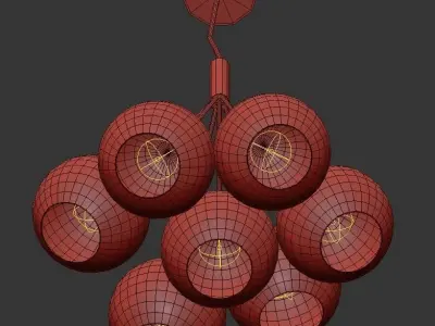 Cluster  3D model