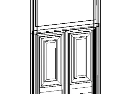 19 century door 3D model