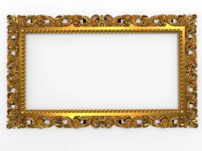 carved frame  3D model