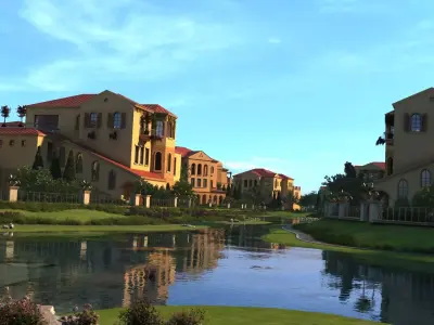 House Exterior Low-poly 3D model purchase