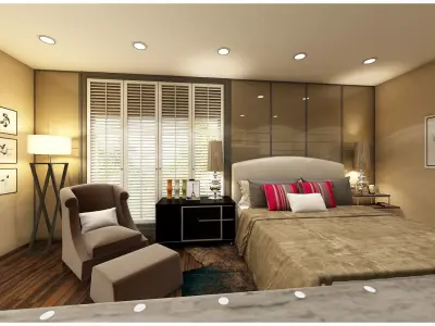 bedroom 10 3D model purchase