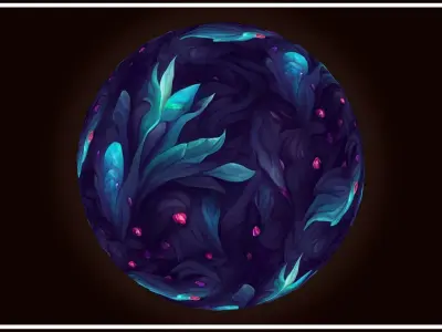 Grass - Forest Twilight -- FREE TEXUTRE A -- Hand-painted--- Texture