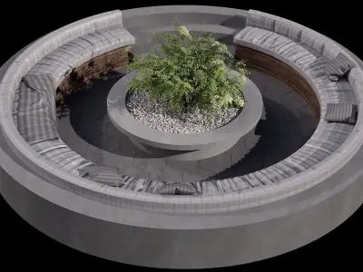 SITTING AREA NO4 A 3D model