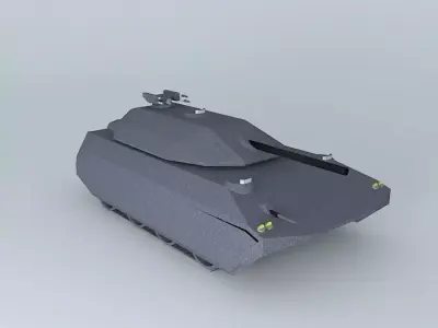 CT72B Puma Combat tank model 72 Free 3D model