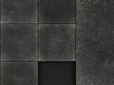 Zeus Ceramica Pierre Bleue Noir 3D model