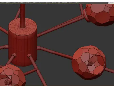 RH Boule De Cristal smoky 18 Low-poly 3D model