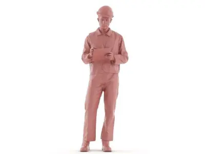 Michael posed 1 3D model