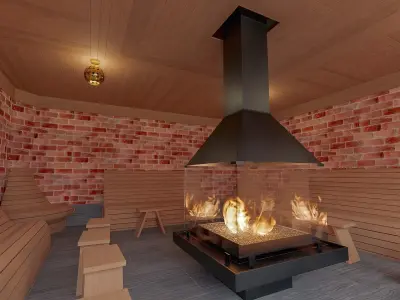 Himalayan salon - spa - sauna 3D model