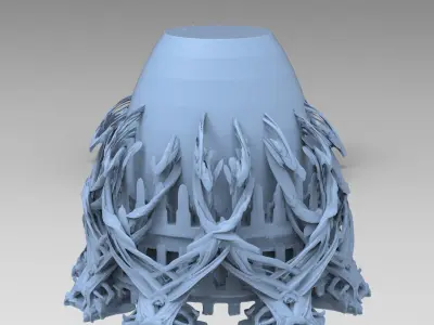 Tower of the serpent 2  3D model purchase