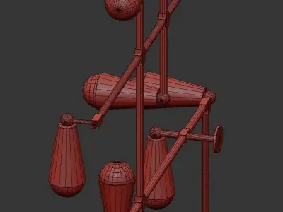 Zig-Zag WALL 3D model