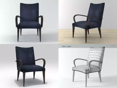 Paul Irbes Chair 2848A 3D model