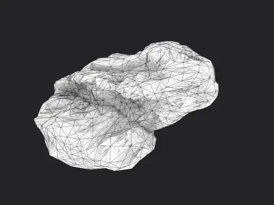 Rock 3-1 Low-poly 3D model