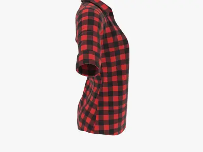 Stylized Womens Shirt 3D model