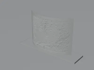 Nature Lithophane 3d print 3D print model