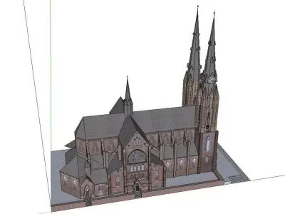 Architecture-Religion-God-Culture-Temple-040 church 3D model