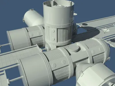 Space Hotel 3D model