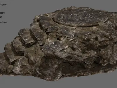 stairway 01 Low-poly 3D model