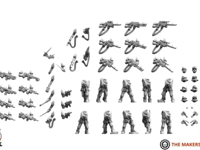 Universal Guard - Heavy Drop Infantry 3D print model