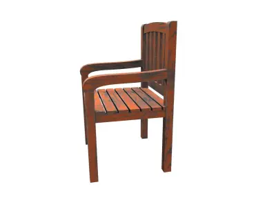 chair Low-poly 3D model shop