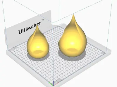 Teardrops Tealight Candle Holder 3D print model