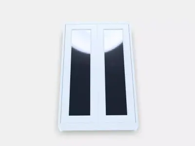 TANNFORSEN mirror cabinet with doors Low-poly 3D model