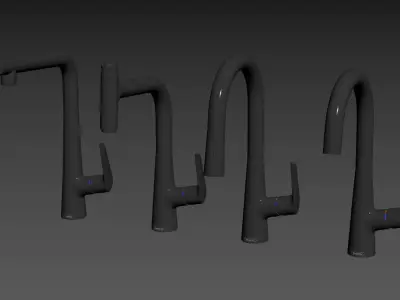 Kitchen Faucet Collection HANSGROHE Talis M 3D model