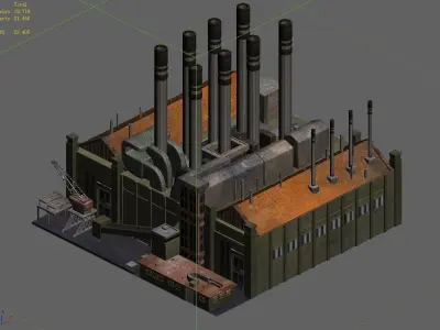 Heterogeneous - Building 10 3D model