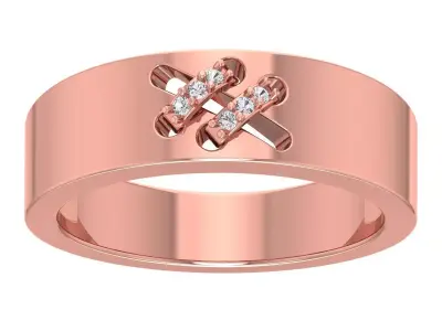 Solitaire Wedding Engagement Men Band Ring 3D print model purchase