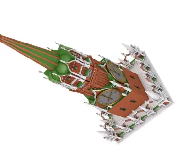 Kremlin Clock 3D model
