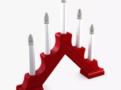 Christmas Advent Lights v 1 3D model