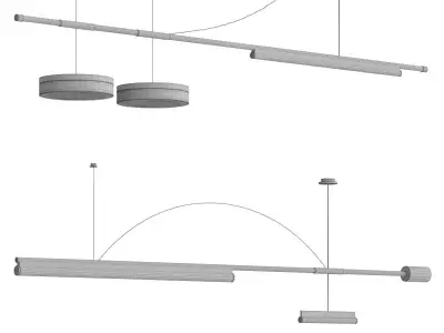 Lampatron ZODIAC ARCH 3D Model A Bold and Artistic Chandelier 3D model