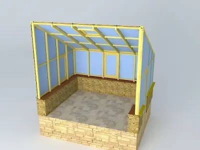 Alreyn winter garden Free 3D model